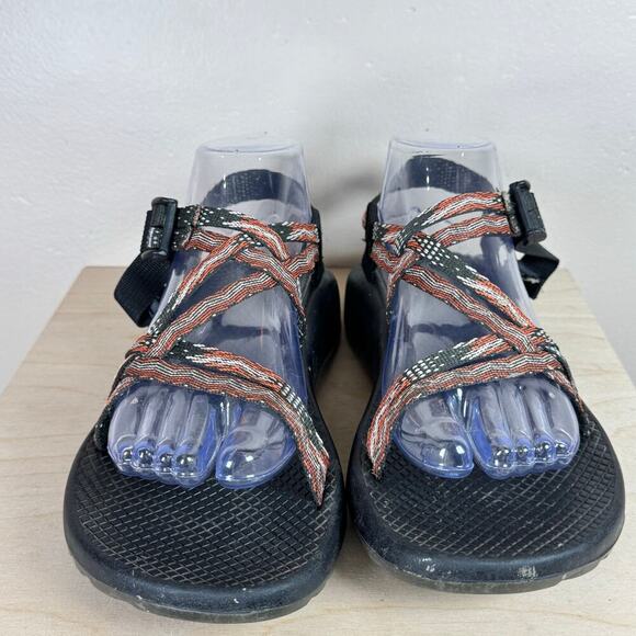 CHACO Sandals WOMEN'S Patriot Dream Stars and Stripes Double Strap Size 9 - Picture 2 of 11